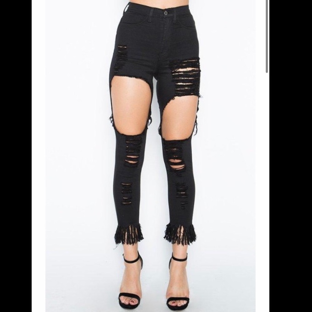 Nadia fashion jeans (black)
